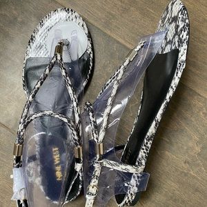 Snakeskin Nine West Rivers Sandal Size 9 (NWT)